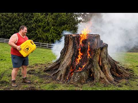 Pros Pulling Stumps vs Idiots Pulling Stumps: Skill And Extreme Fails Compilation #9
