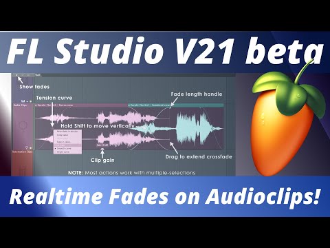 FL Studio V21 beta...What´s new! Realtime Fades!