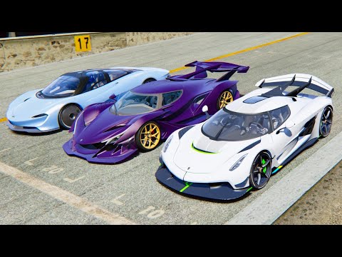 Koenigsegg Jesko vs Apollo Intensa Emozione vs McLaren Speedtail - Highlands
