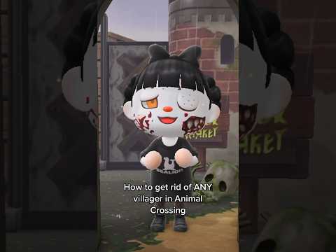 How to get rid of any villager in Animal Crossing #acnh #animalcrossing #animalcrossingnewhorizons