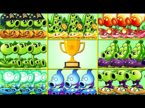 Pvz 2 Tournament 8 Best PEA & VINE Plants - Who Will Win?