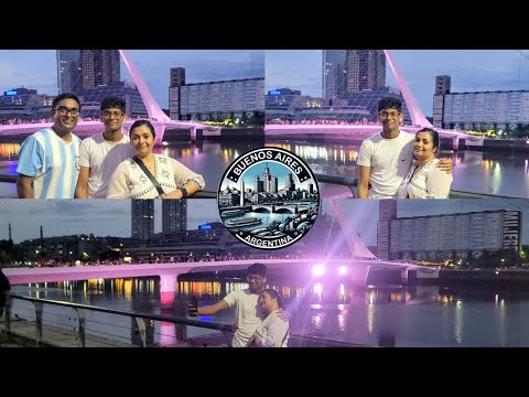 Buenos Aires by Sunset | Woman’s Bridge, Casa Rosada & Juana Azurduy Monument (Nov 2024)