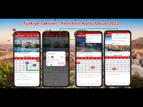 Türkiye Takvimi 2023 video