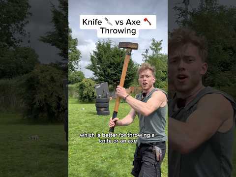 Throwing axes vs knives
