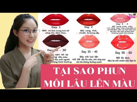TẠI SAO PHUN MÔI KHÔNG LÊN MÀU ? | ĐẸP VỚI PHUN XĂM THẨM MỸ