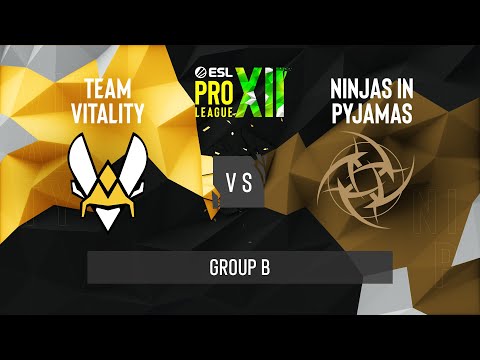 CS:GO - Team Vitality vs. Ninjas in Pyjamas [Mirage] Map 1 - ESL Pro League Season 12 - Group B - EU