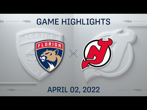 NHL Highlights | Panthers vs. Devils - Apr. 2, 2022