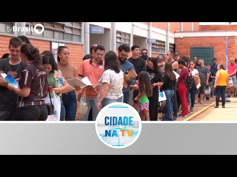 Hundreds of people from Batatais are looking for work.