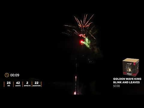 5038 - Golden wave king, blink and leaves