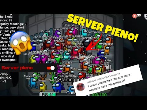 COME FAR ENTRARE PIÙ PERSONE NEI SERVER DI AMONG US!