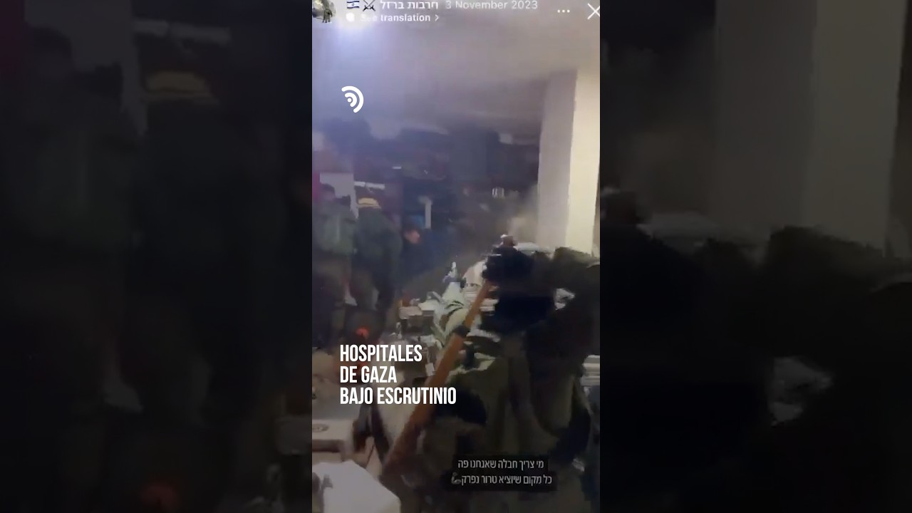 Soldado rompe equipo médico en Gaza 🏥💥