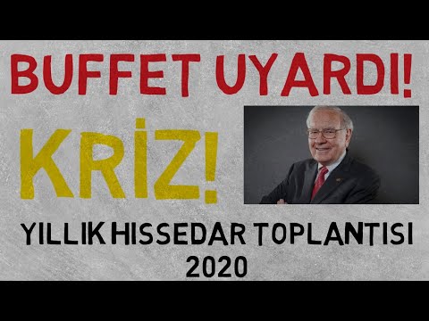 W.BUFFET HISSEDAR TOPLANTISINDA NELER SÖYLEDİ?