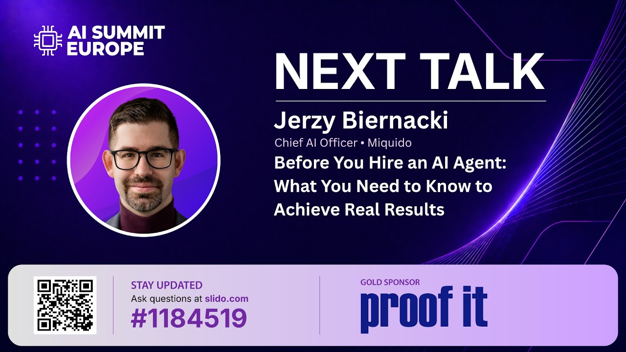 Jerzy Biernacki: Before You Hire an AI Agent: What You Need to Know to Achieve Real Results