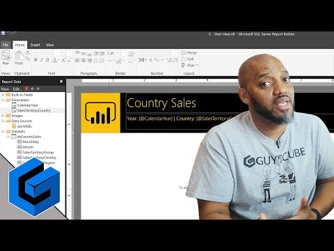 Power BI Paginated Reports: Data source, Dataset and parameters