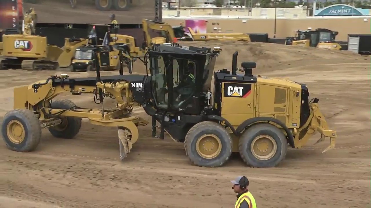 Cat 150 AWD Motor Grader Demo