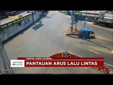 PRESISI UPDATE: NTMC POLRI - PANTAUAN ARUS LALU LINTAS SIANG 06/06/2025 (13.00)