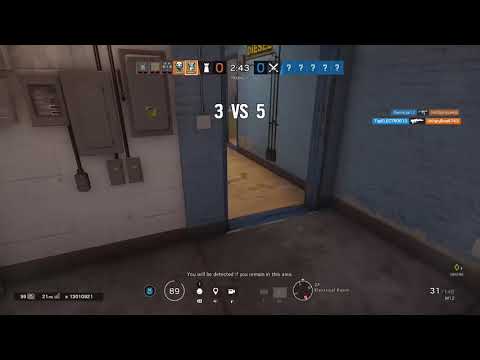 Rainbow 6 siege 1v4 clutch as caveira