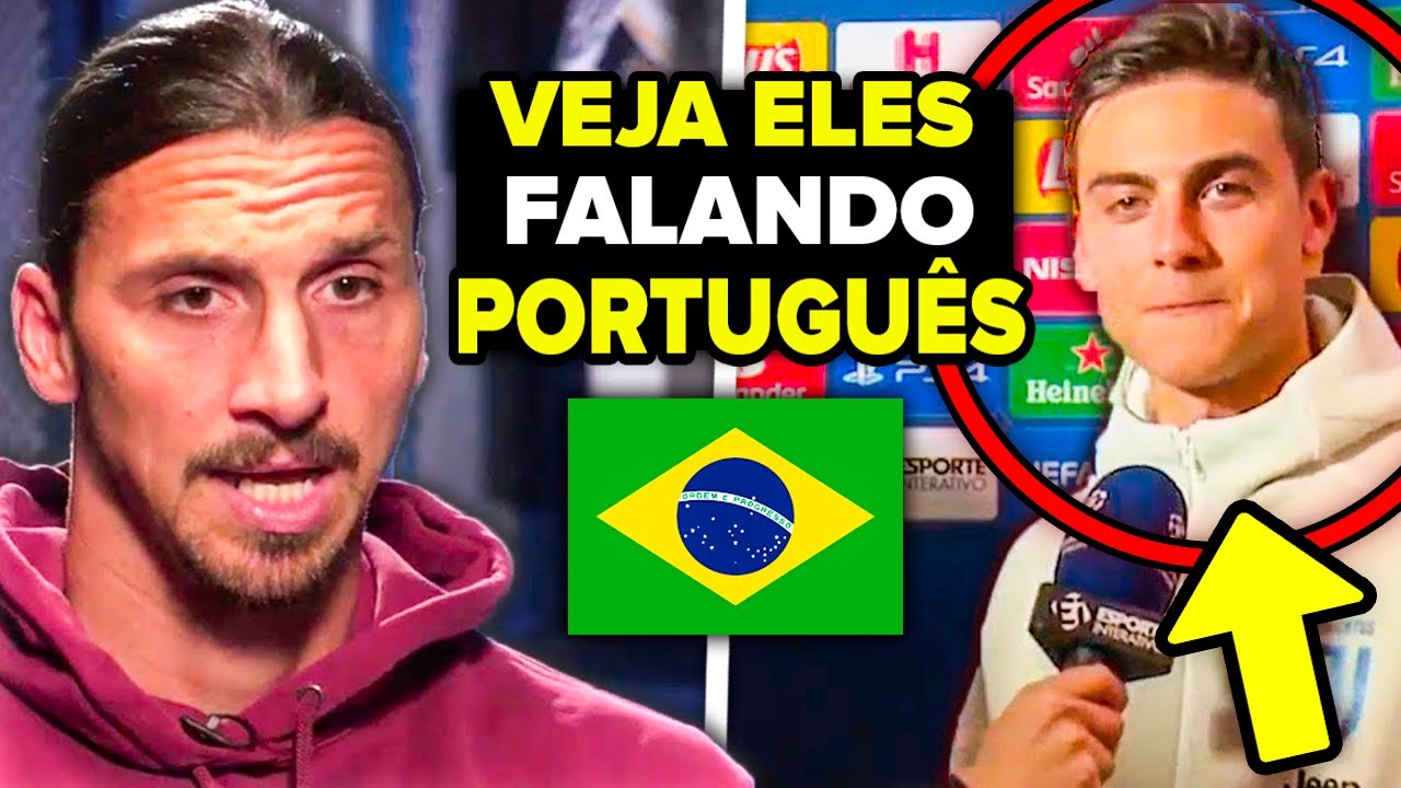 Jogadores Gringos FALANDO em PORTUGUÊS