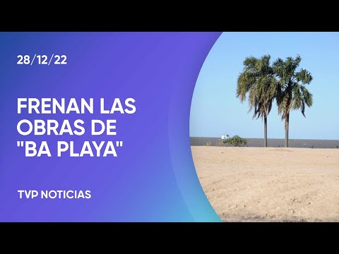 Frenan las obras del BA Playa en la costanera norte
