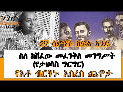 Yechewata Engida - ስለ ከሸፈው መፈንቅለ መንግሥት (የታህሳስ ግርግር) የአቶ ብርሃኑ አስረስ ጨዋታ Birhanu Asres with Meaza Birru