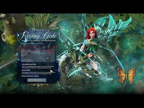 Dota 2 Windranger ARCANA preview — TI10 Battle Pass