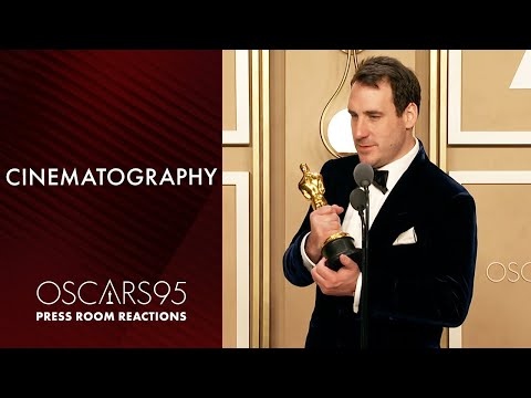 Cinematography | James Friend | Oscars95 Press Room Speech