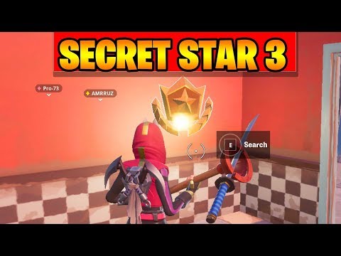 FORTNITE SEASON 10 WEEK 3 SECRET BATTLE STAR  LOCATION  ( SEASON X )