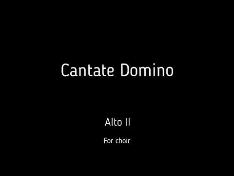 Choir/chór Josu Elberdin - Cantate Domino - Alto II + score