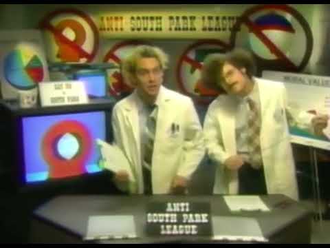 Anti South Park League Trey Parker and Matt Stone 1997 Commercial