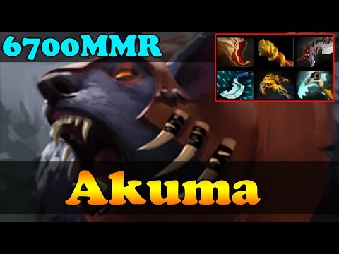 Dota 2 - Akuma 6700 MMR Plays Ursa Vol 2 - Ranked Match Gameplay!
