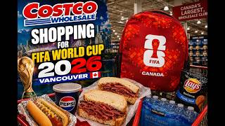Shopping at Costco Canada for FIFA World Cup 2026 ⚽ | Food Court & FIFA World cup Merchandise
