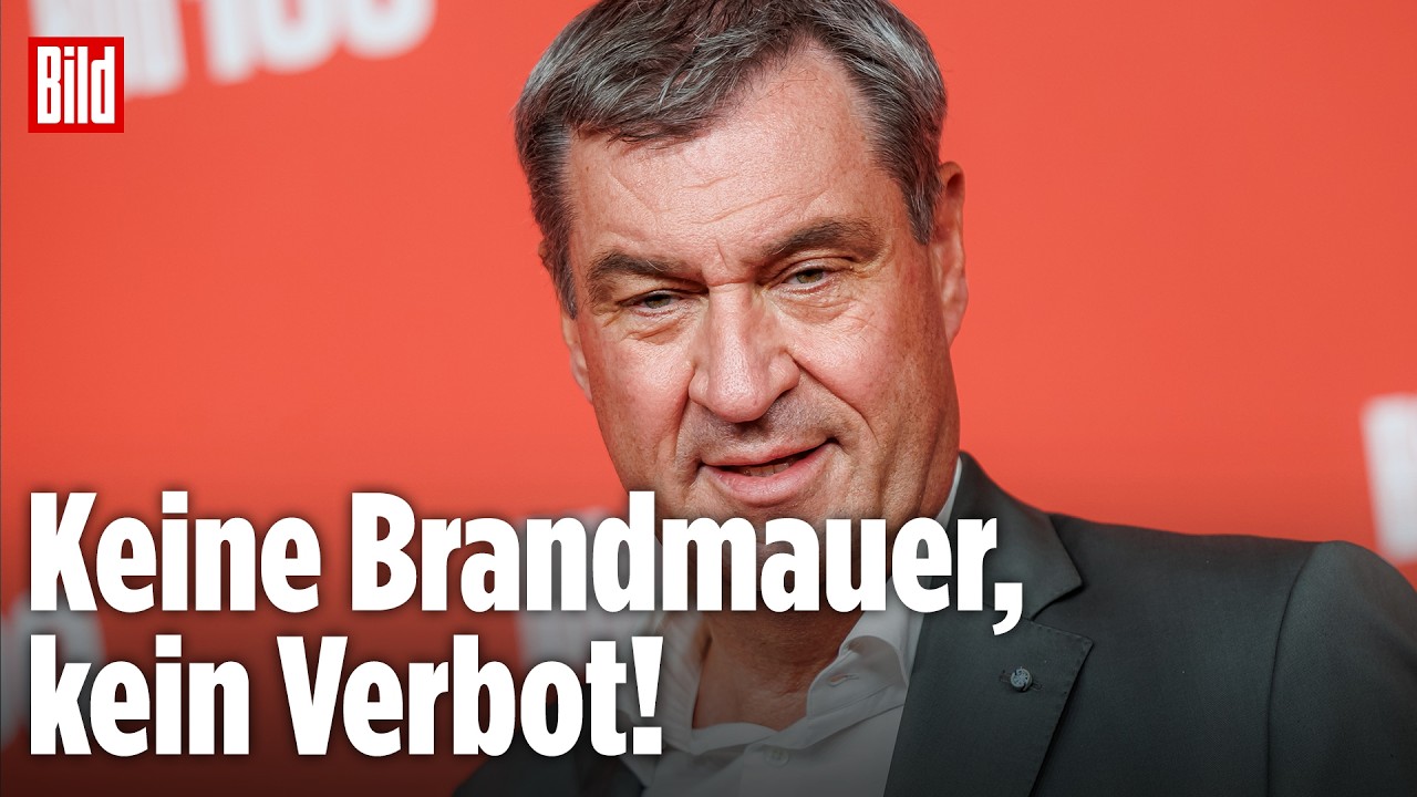 Markus Söder spricht über den Umgang mit der AfD