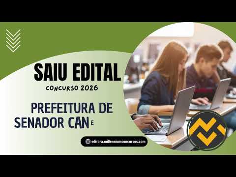 Apostila PREFEITURA DE SENADOR CANEDO GO 2026 Assistente Educacional (MATERIAL ATUALIZADO)