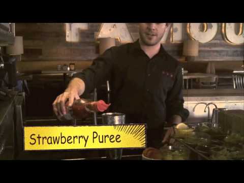 Jimmy's Famous Strawberry Ginger Deluxe Cocktail Instructions