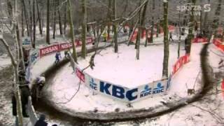 preview picture of video '2010 Kalmthout World Cup Cyclocross, women, highlights, start and end'