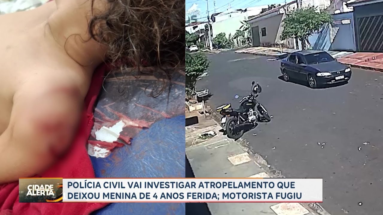 Motorista atropela criança de 4 anos e foge sem prestar socorro, em Barrinha