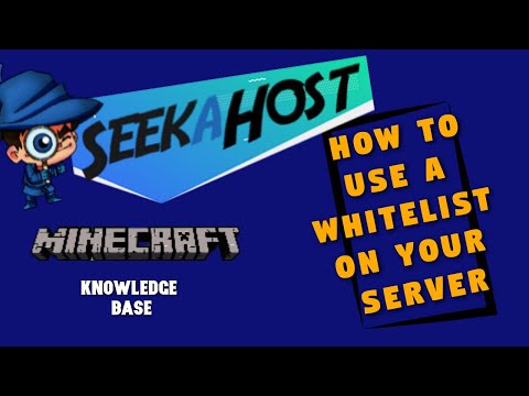 How To Use A Whitelist On Minecraft Servers
