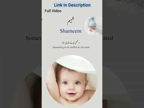 Shamim (شمیم) Name Meaning #shorts