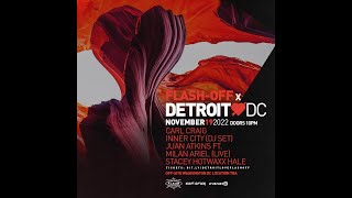 Flash-OFF X Detroit Love: Carl Craig, Inner City, Juan Atkins ft. Milan Ariel, Stacey Hotwaxx Hale