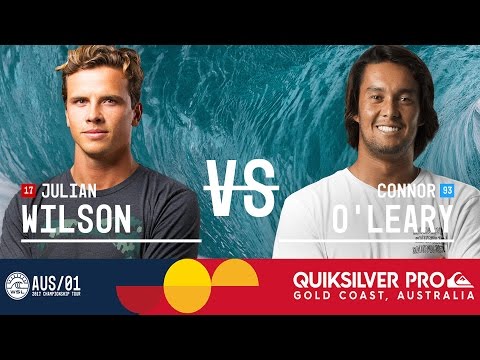 Julian Wilson vs. Connor O'Leary - Quiksilver Pro Gold Coast 2017 Round Three, Heat 9