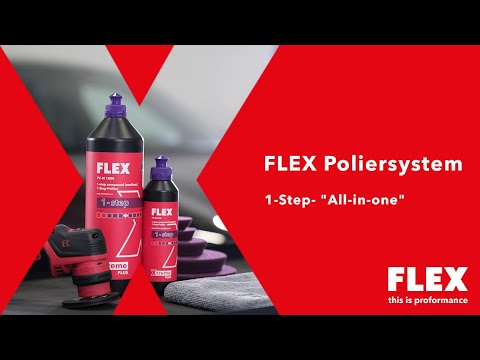 Keine Zeit zu verlieren? Mit der FLEX 1-Step Politur in nur einem Schritt ein glänzendes Ergebnis.🌟