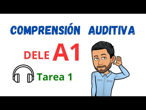✅🎧LISTENING COMPREHENSION🎧✅ - DELE A1 - Task 1 🎧(Listening) 💯Listen to Spanish💯 Learn Spanish💯