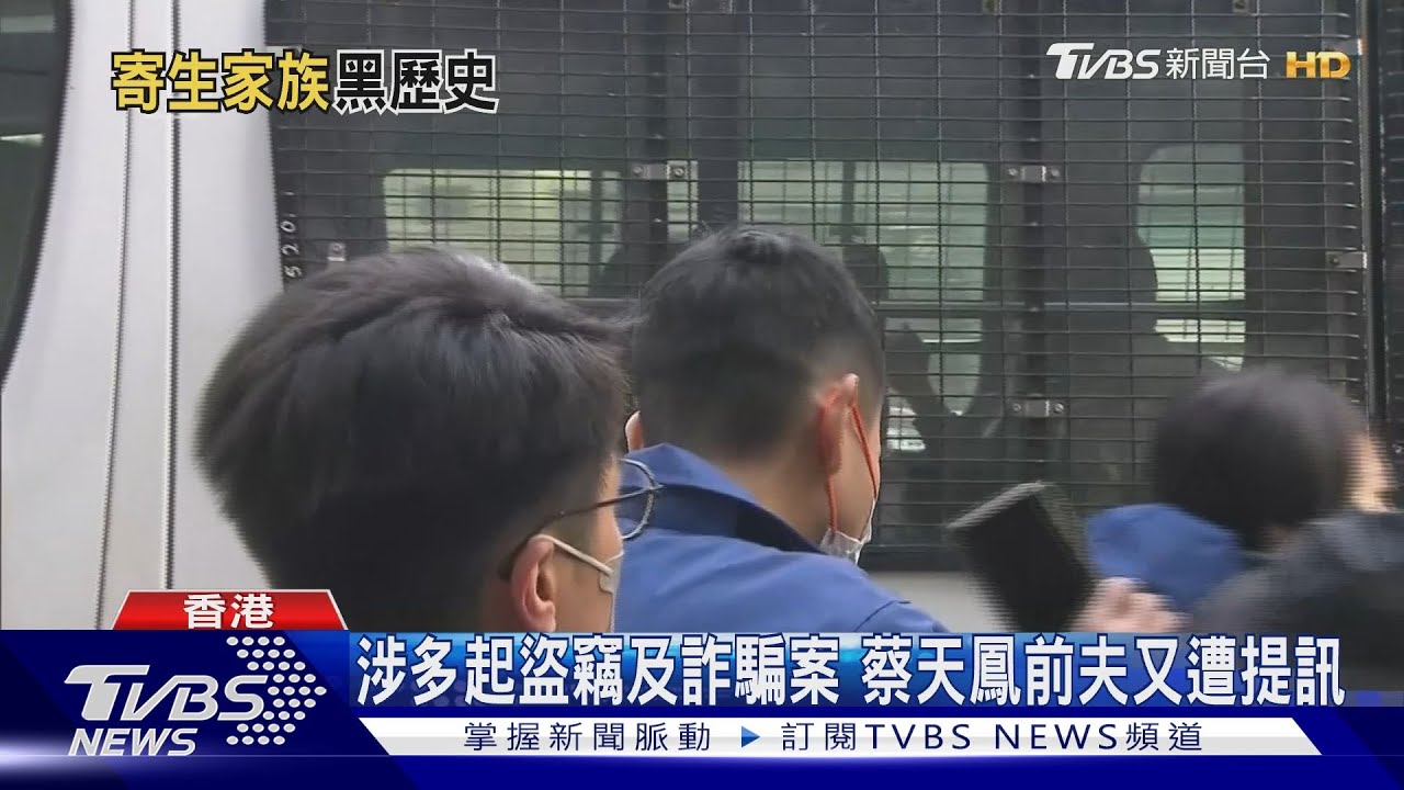 涉多起盜竊及詐騙案 蔡天鳳前夫又遭提訊