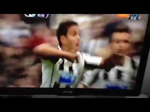 BEN ARFA'S goal Newcastle vs Fulham