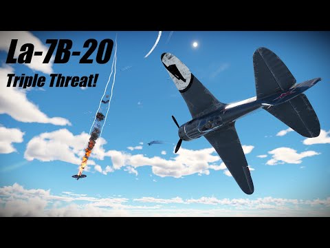 The La-7B-20 is a Triple Threat! | War Thunder Air RB Extended Review