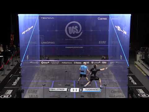 James Willstrop vs. Olli Tuominen: 2018 Swedish Open