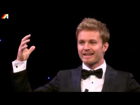 Nico Rosberg speech at FIA Prize Giving Ceremony 'Mad Max'