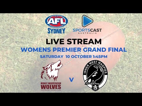 LIVE AFL Sydney  Womens Premier Grand Final Manly vs Inner West Magpies