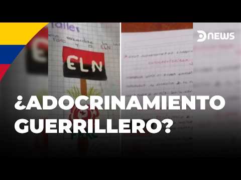 ⚠️ Polémica en Colombia por presunto adoctrinamiento con símbolos de FARC y ELN en una escuela