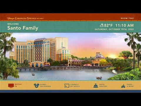 Disney Resort TV - Coronado Springs Resort TV Splash Screen